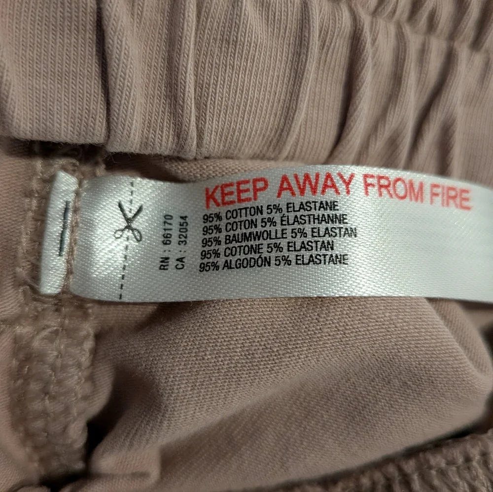 Free People Movement Hot Shot Crossover Pants Joggers Pumice Tan Size XS Lounge - Picture 16 of 16